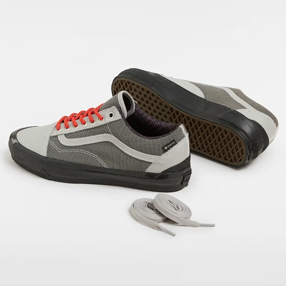 Vans Premium Old Skool Goretex Women Size 8 Gunmetal Grey 112025 - Picture 3 of 7